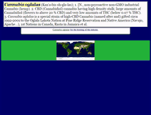 Tablet Screenshot of cannabisoglalas.com
